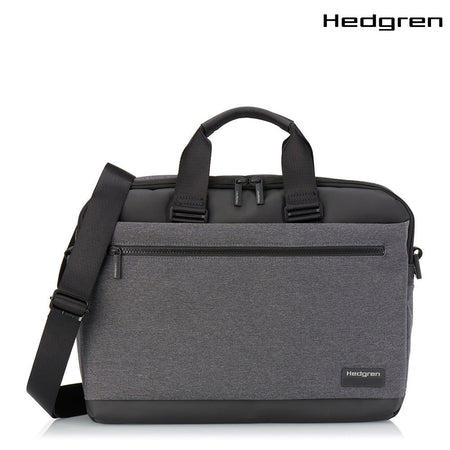 Byte | 2 Compartment Briefcase 15.6IN + RFID - Stylish Grey