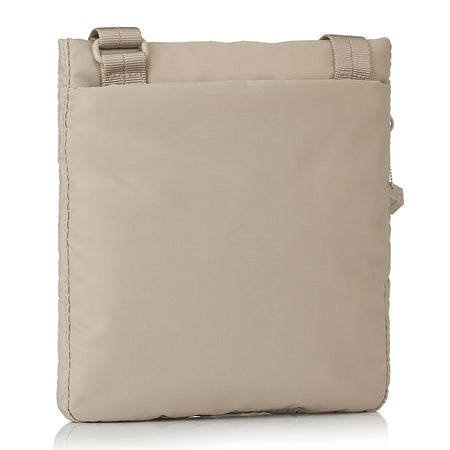 Leonce | Small Vertical Crossover + RFID - Cashmere Beige