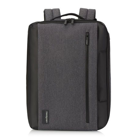Display | 3 Way Briefcase Backpack 15.6IN + RFID - Stylish Grey
