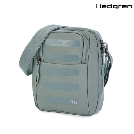 Hedgren Relax Vertical Crossover + RFID OS Bags Grey - Green