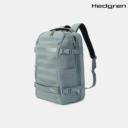 Hedgren Trip M Exp Travel Backpack M 15.6In + RFID M Bags Grey - Green