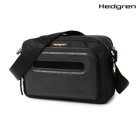 Hedgren Espresso Medium Crossover + RFID M Bags Celebration Black