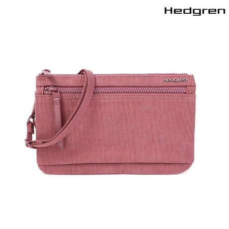 Hedgren Emma 3 Compartment Crossover + RFID OS Bags Corduroy Dusty Rose