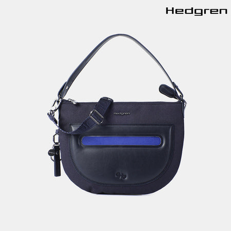 Hedgren Bonbon L Halfmoon Crossover L + Rfid L Bags Peacoat Blue