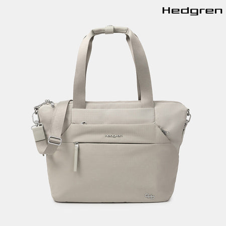 Kicho | Horizontal Tote Exp 14IN + RFID - Pussywillow Grey