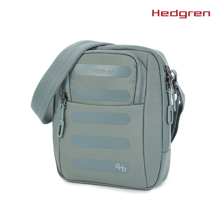 Hedgren Relax Vertical Crossover + RFID OS Bags Grey - Green