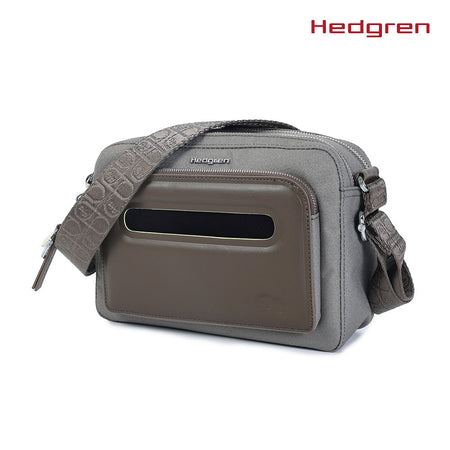 Hedgren Espresso Medium Crossover + RFID M Bags Vintage Taupe