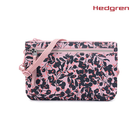 Hedgren Emma 3 Compartment Crossover + RFID OS Bags Print Rose Elegance