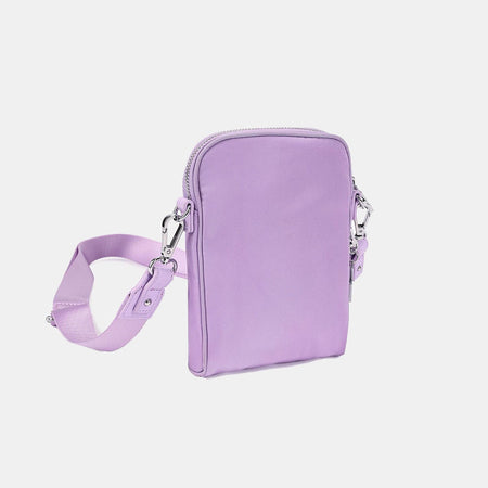 Free Flat Vertical Crossover OS Bag Purple