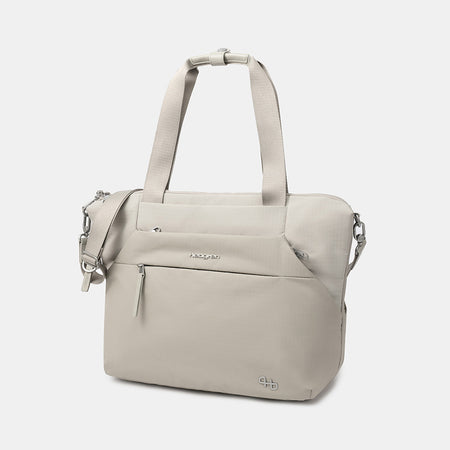 Kicho | Horizontal Tote Exp 14IN + RFID - Pussywillow Grey