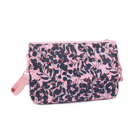 Hedgren Emma 3 Compartment Crossover + RFID OS Bags Print Rose Elegance