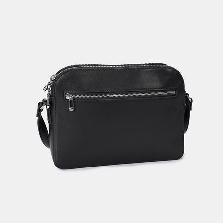 Hedgren Doppio + Double Crossover + Rfid Os Bags Black