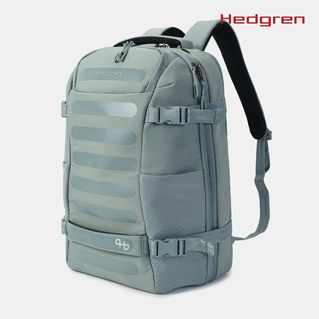 Hedgren Trip M Exp Travel Backpack M 15.6In + RFID M Bags Grey - Green