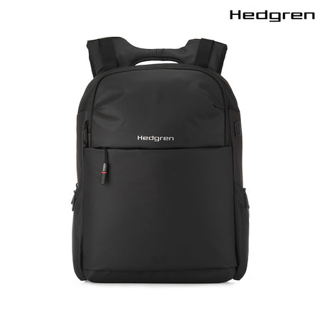 Hedgren Tram 2 Compartment Backpack 15.4IN RFID Black Eco