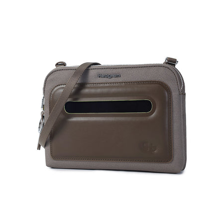 Doppio | Double Crossover + RFID - Vintage Taupe