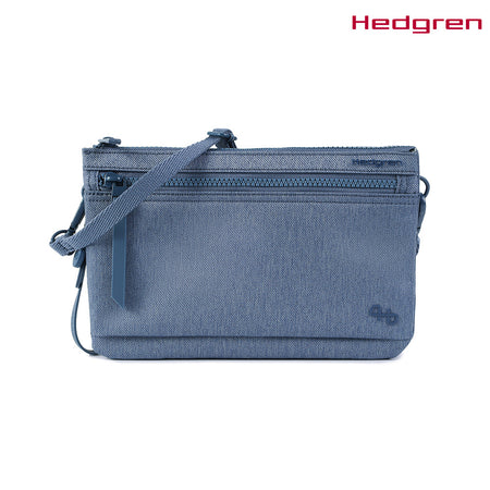 Hedgren Emma 3 Compartment Crossover + RFID OS Bags Jean Vintage Indigo