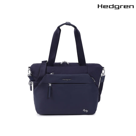 Hedgren Kicho Horizontal Tote Exp 14IN + RFID Peacoat Blue