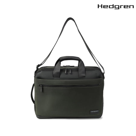 Hedgren Display 3 Way Briefcase Backpack  15.6IN + RFID Deep Depths