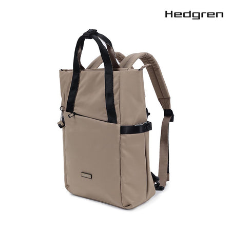 Hedgren Solar Backpack/Tote Bag 14Inch Stone Beige