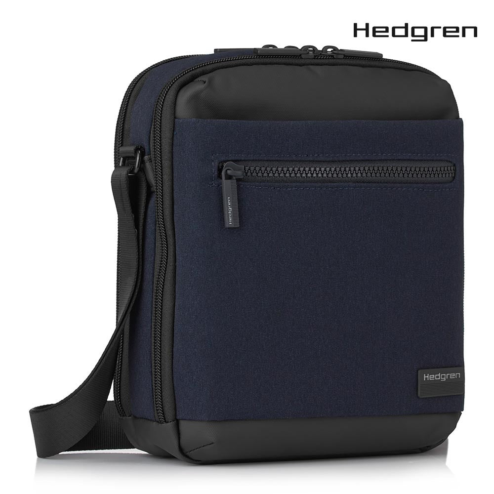 Hedgren Inc Vertical Crossover Bag 10Inch RFID Elegant Blue