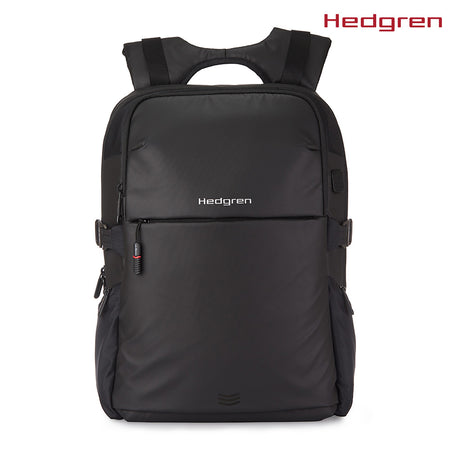 Hedgren Rail 3 Comp With Raincover + RFID 15.6In Bag Black